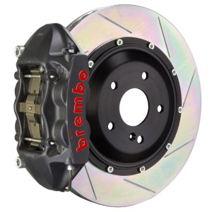 Mazda Mazda3 Brake Kit - Front - Brembo - Slotted Type-1 - Black - `19-`27