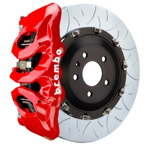 BMW M3 Big Brake Kit - Front - Brembo - GT BBK, 6-Piston Cast Calipers, 380x34 2-Piece Slotted Type-3 Rotors - Red - `08-`13 BMW M3 Big Brake Kit - Front - Brembo - GT BBK, 6-Piston Cast Calipers, 380x34 2-Piece Slotted Type-3 Rotors - Red - `08-`13