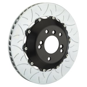 Porsche 997 GT3 Brake Rotors (2) - Rear - Brembo - Slotted Type3 - `10-`11