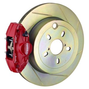 Toyota 86 Brake Kit - Rear - Brembo - Slot Type1 - Red - `12-`16