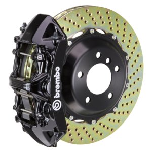 Chevrolet Corvette C8 Brake Kit - Rear - Brembo - GT BBK 6 Piston Cast 380x32 2pc Rotor Drilled - Black - `20-`27