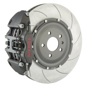 Ford Mustang Shelby GT350 Brake Kit - Front - Brembo - Performance Slot BBK 6 Piston 380x34x6 2pc Rotor - `16-`23