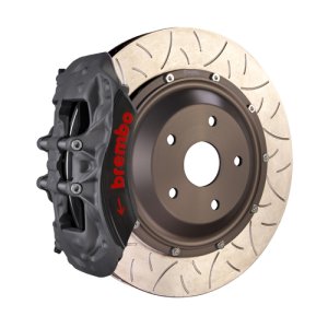 Porsche Boxster S Brake Kit - Front - Brembo - T3 2pc Rotor Slotted - Clear - `97-`04