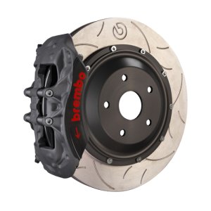 Honda Civic Si Brake Kit - Front - Brembo - PISTA BBK 6 Pist Forged 2pc355x32x53a 2pc Rotor T3L - Black - `17-`20