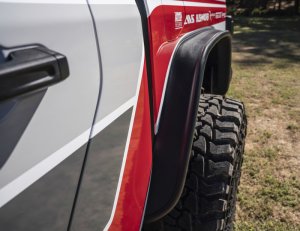 Jeep Gladiator Fender Flares - Bushwacker - Flat Style - Black - 2020