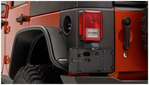 Jeep Wrangler Trail Armor Rear Corners - Bushwacker - Trail Armor Corner Guard - Black - `07-`18