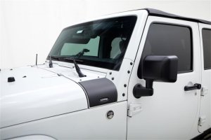 Jeep Wrangler Trail Armor Cowl Cover - Bushwacker - Trail Armor Cowl Guard - Black - `07-`18
