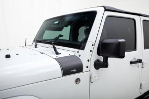 Jeep Wrangler Trail Armor Cowl Cover - Bushwacker - Trail Armor Cowl Guard - Black - `07-`18