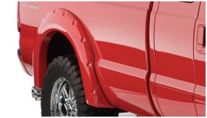 Ford F-250 Super Duty Fender Flares - Rear - Bushwacker - Pocket Style - Black - `99-`10