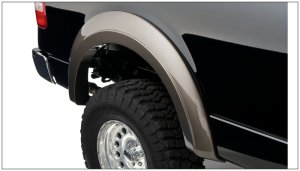 Ford F-150 Styleside Fender Flares - Rear - Bushwacker - Extend-A-Fender - Black - `04-`08
