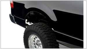 Ford F-150 Styleside Fender Flares - Rear - Bushwacker - Extend-A-Fender - Black - `04-`08