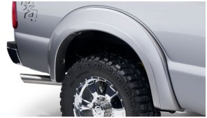 Ford F-250 Super Duty Fender Flares - Rear - Bushwacker - Extend-A-Fender - Black - `11-`16