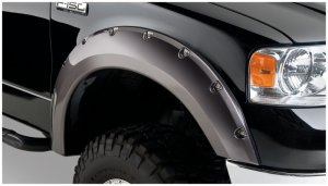 Ford F-150 Fender Flares - Front + Rear - Bushwacker - Pocket Style - Black - `04-`08