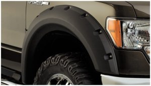 Ford F-150 Fender Flares - Front + Rear - Bushwacker - Max Coverage Pocket Style - Black - `09-`14