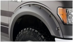 Ford F-150 Fender Flares - Bushwacker - Pocket Style - Black - `09-`14