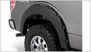 Ford F-150 Fender Flares - Bushwacker - Pocket Style - Black - `09-`14