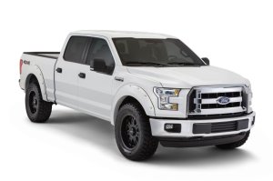 Ford F-150 Fender Flares - Bushwacker - Pocket Style - Oxford White - `16-`17