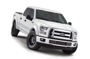 Ford F-150 Fender Flares - Bushwacker - Pocket Style - Oxford White - `16-`17 Ford F-150 Fender Flares - Bushwacker - Pocket Style - Oxford White - `16-`17