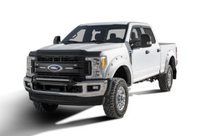 Ford F-250 Super Duty Fender Flares - Bushwacker - Pocket Style - Oxford White - `17-`18