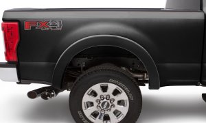 Ford F-250 Super Duty Fender Flares - Front + Rear - Bushwacker - OE Style - Black - `17-`18