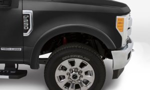 Ford F-250 Super Duty Fender Flares - Front + Rear - Bushwacker - OE Style - Black - `17-`18