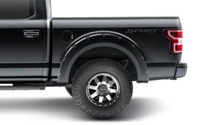 Ford F-150 Fender Flares - Bushwacker - Pocket Style - Shadow Black - `18-`20