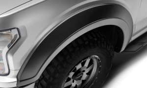 Ford F-150 Fender Flares - Front + Rear - Bushwacker - Extend-A-Fender - Black - `18-`19