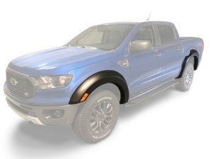 Ford Ranger Fender Flares - Front + Rear - Bushwacker - Extend-A-Fender - Black - 2019