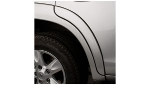 Toyota Land Cruiser Fender Flares - Front + Rear - Bushwacker - OE Style, Smooth Finish - Black - `08-`11