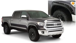 Toyota Tundra Fender Flares - Front + Rear - Bushwacker - Pocket Style - Black - `14-`18