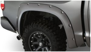 Toyota Tundra Fender Flares - Front + Rear - Bushwacker - Pocket Style - Black - `14-`18