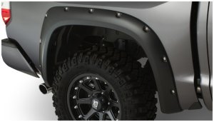 Toyota Tundra Fender Flares - Front + Rear - Bushwacker - Pocket Style - Black - `14-`18