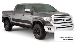 Toyota Tundra Fender Flares - Front + Rear - Bushwacker - Pocket Style - Super White - `16-`18