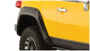 Toyota FJ Cruiser Fender Flares - Rear - Bushwacker - Pocket Style - Black - `07-`14