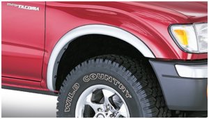 Toyota Tacoma Fender Flares - Bushwacker - OE Style, Smooth Finish - Black - `95-`04