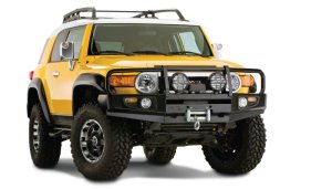 Toyota FJ Cruiser Fender Flares - Front + Rear - Bushwacker - Extend-A-Fender Style - Black - `07-`14