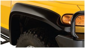 Toyota FJ Cruiser Fender Flares - Front + Rear - Bushwacker - Extend-A-Fender Style - Black - `07-`14