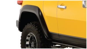 Toyota FJ Cruiser Fender Flares - Front + Rear - Bushwacker - Extend-A-Fender Style - Black - `07-`14
