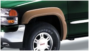 Chevrolet Silverado 1500 Fender Flares - Front - Bushwacker - Extend-A-Fender Style - Black - `99-`06