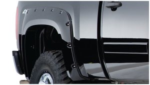 Chevrolet Silverado 1500 Fender Flares - Rear - Bushwacker - Pocket Style - Black - `99-`06