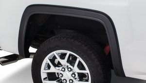 GMC Sierra 1500 Fleetside Fender Flares - Rear - Bushwacker - OE Style - Black - `07-`13