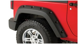 Chevrolet Avalanche 1500 Fender Flares - Rear - Bushwacker - Pocket Style - Black - `03-`06