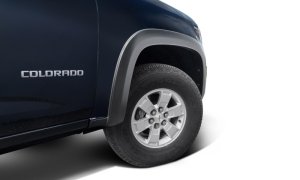 Chevrolet Colorado Fender Flares - Front - Bushwacker - OE Style - Black - `15-`19