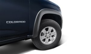 Chevrolet Colorado Fender Flares - Front - Bushwacker - OE Style - Black - `15-`19