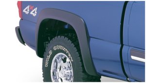 Chevrolet Silverado 1500 Classic Fleetside Fender Flares - Front + Rear - Bushwacker - Extend-A-Fender - Black - 2007