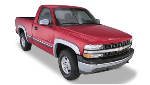 Chevrolet Silverado 1500 Fender Flares - Front + Rear - Bushwacker - OE Style - Black - `99-`02