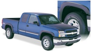 Chevrolet Silverado 1500 Classic Fender Flares - Front + Rear - Bushwacker - OE Style - Black - 2007