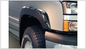 Chevrolet Silverado 1500 Classic Fender Flares - Bushwacker - Pocket Style - Black - 2007