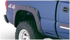 Chevrolet Silverado 1500 Classic Fender Flares - Bushwacker - Pocket Style - Black - 2007