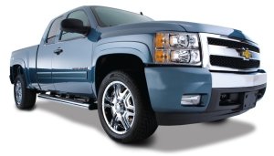 Chevrolet Silverado 2500 HD Fender Flares - Front + Rear - Bushwacker - OE Style - Black - `07-`14